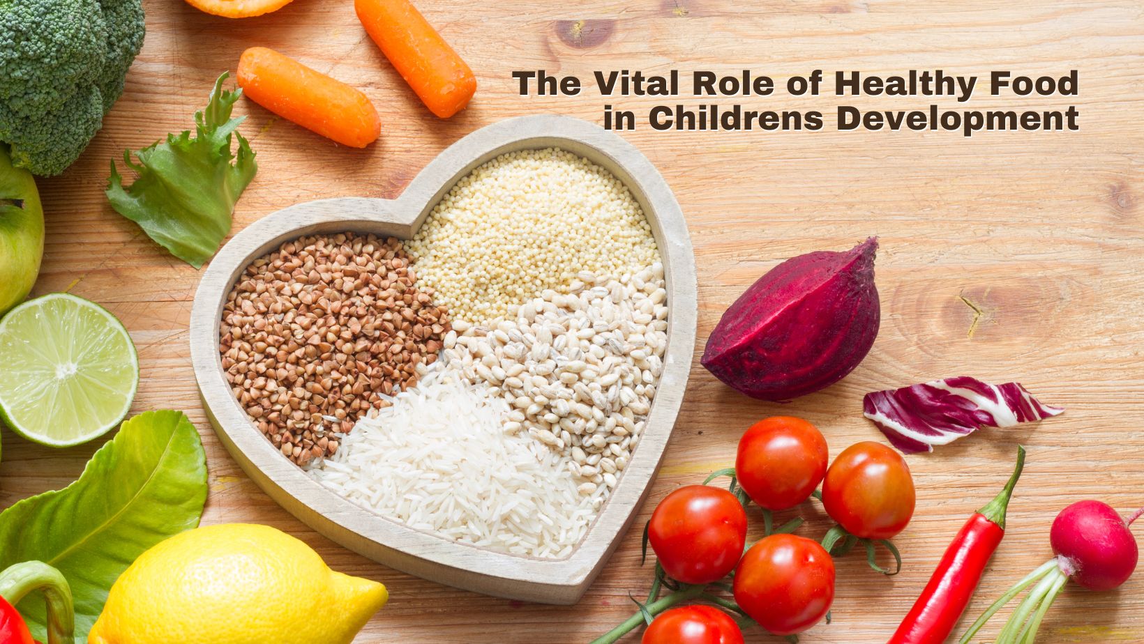 vital role of healthy food in childrens development