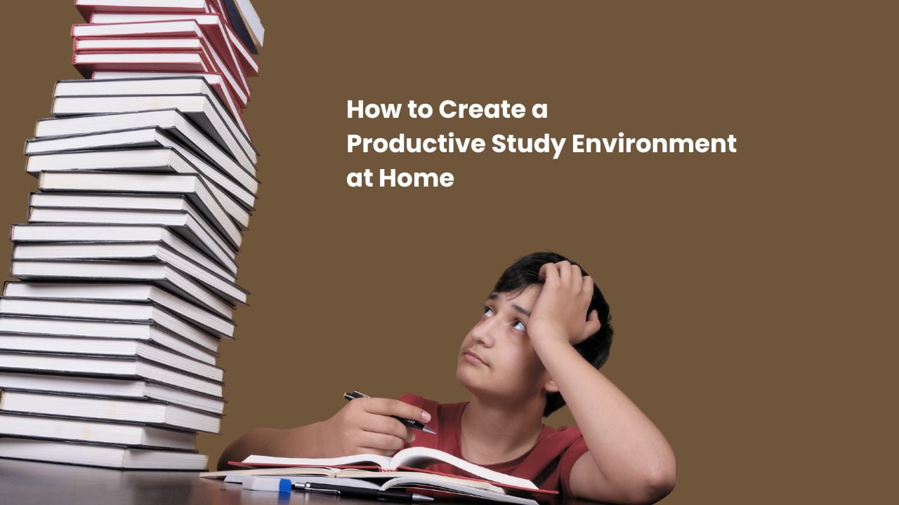 Productive study environment | Productive study environment at home