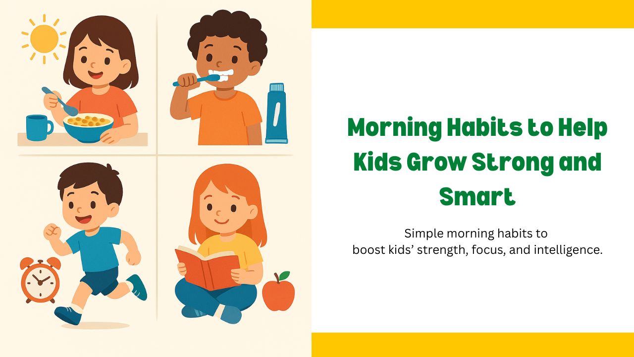 Morning Habits to Help Kids Grow Strong and Smart