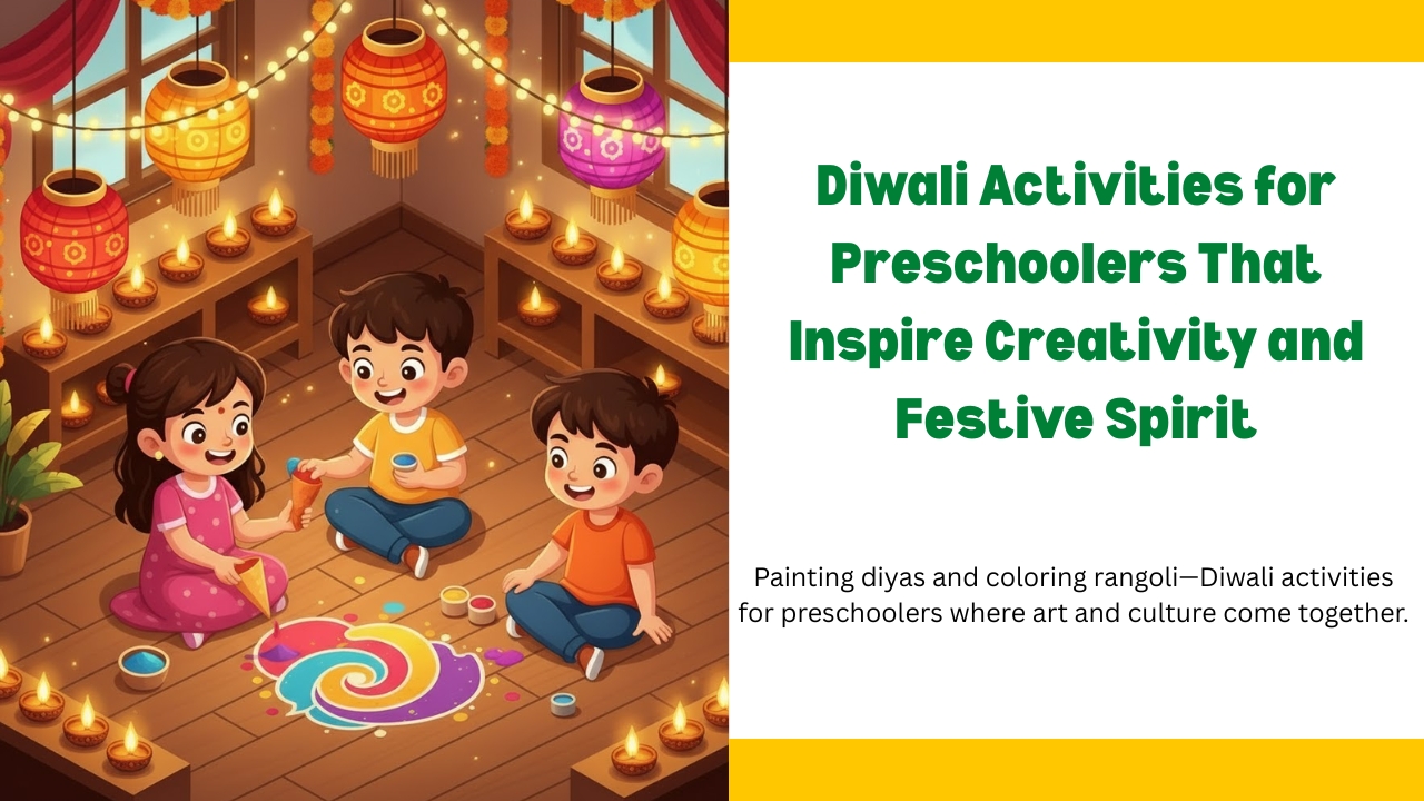 Diwali Activities for Preschoolers || safe diwali celebration || Diwali Activities