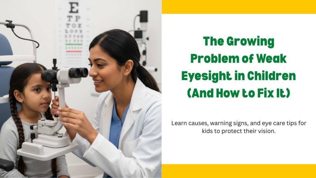 The Growing Problem of Weak Eyesight in Children (And How to Fix It)